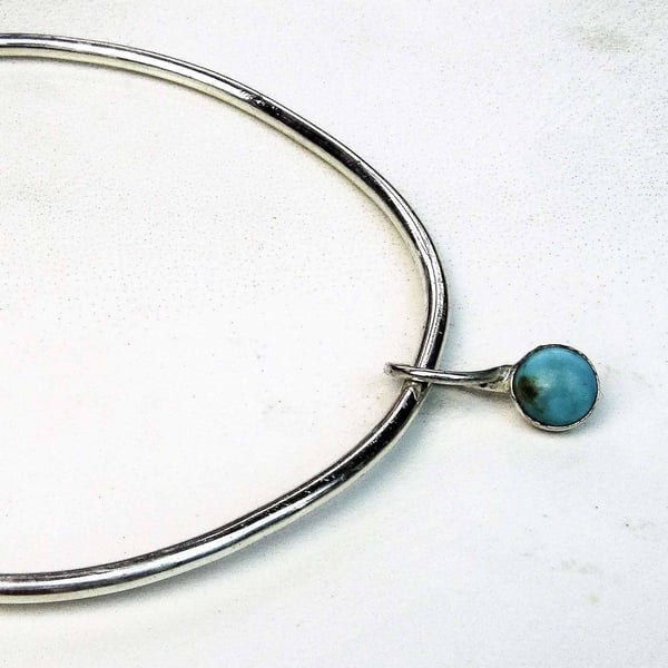 Turquoise bangle - December birthstone- turquoise jewellery - turquoise bracelet
