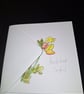 Original Handpainted Greetings Card- Birdsfoot Trefoil - Image 3