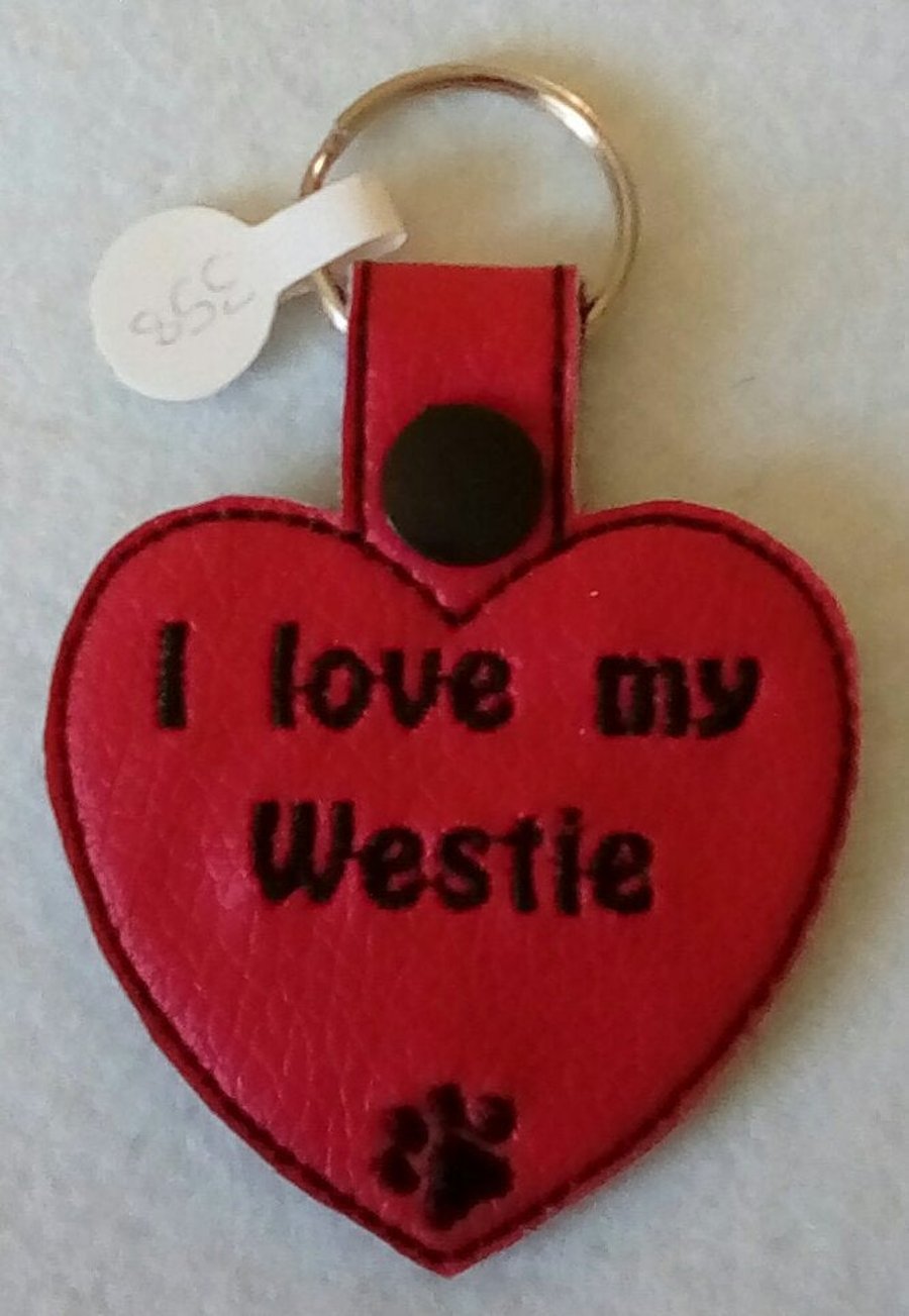 358. I love my Westie keyring.