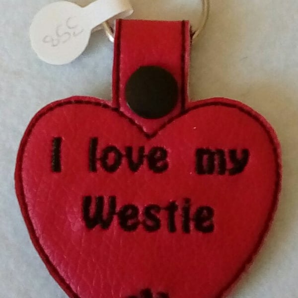 358. I love my Westie keyring.