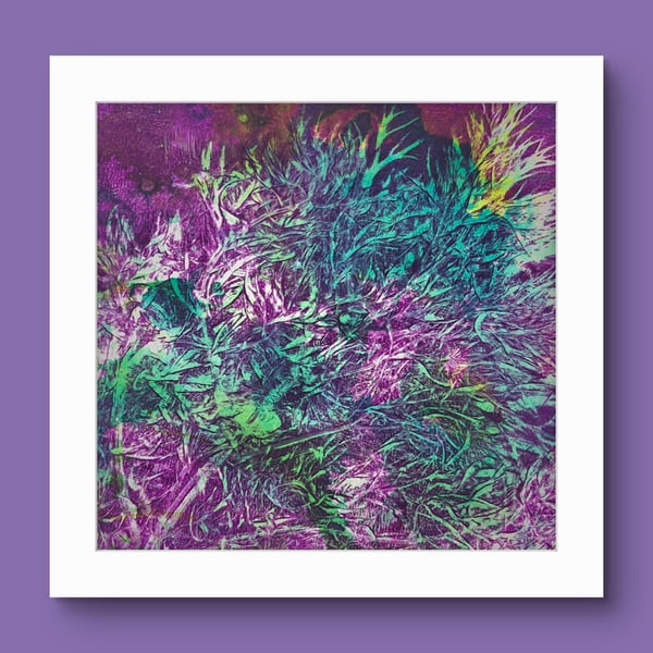 'Fennel'  a botanical monoprint