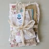 Be Mindful Slow Stitching Fabric and Buttons Bundle 