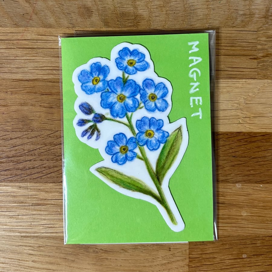 Forget-Me-Not Fridge Magnet