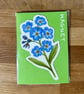 Forget-Me-Not Fridge Magnet