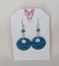 Circle Shaped Resin Earrings