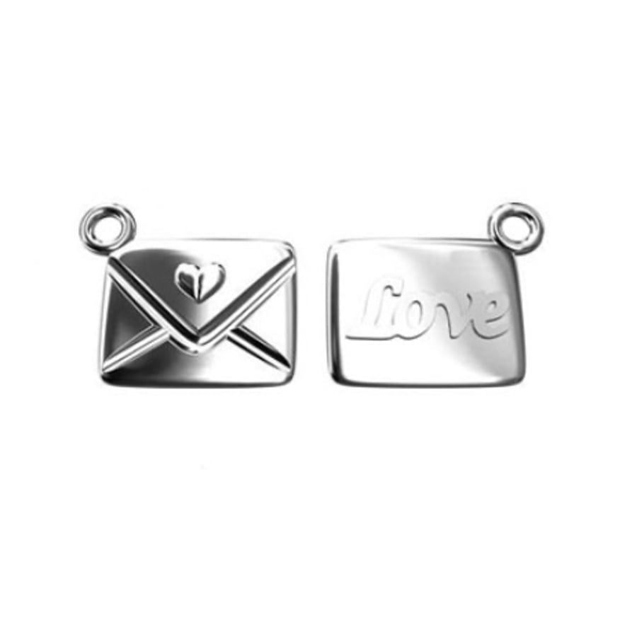 Sterling Silver Love Letter Charms