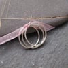 Sterling silver stacking rings