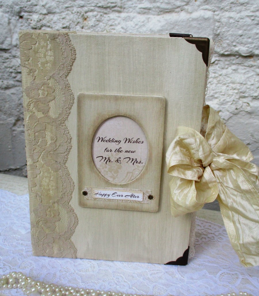 Wedding Guest Book - Wedding Memory Book - Keepsake Journal  - Heirloom Gift