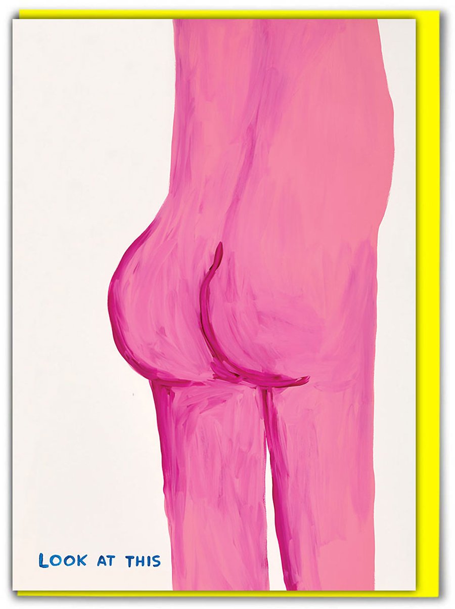 Funny Birthday Card, Cheeky Cards - Look At This Bum (SHRIGLEY045)