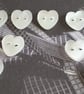 3 8" 10mm 16L Heart Buttons British made 2005 - Image 4