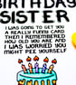 Funny Birthday Card For Sister, Joke Birthday Card From Brother, Sister  - Image 6