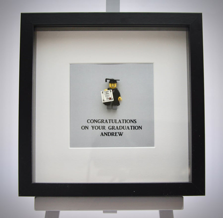 Personalised Graduation mini figure picture 