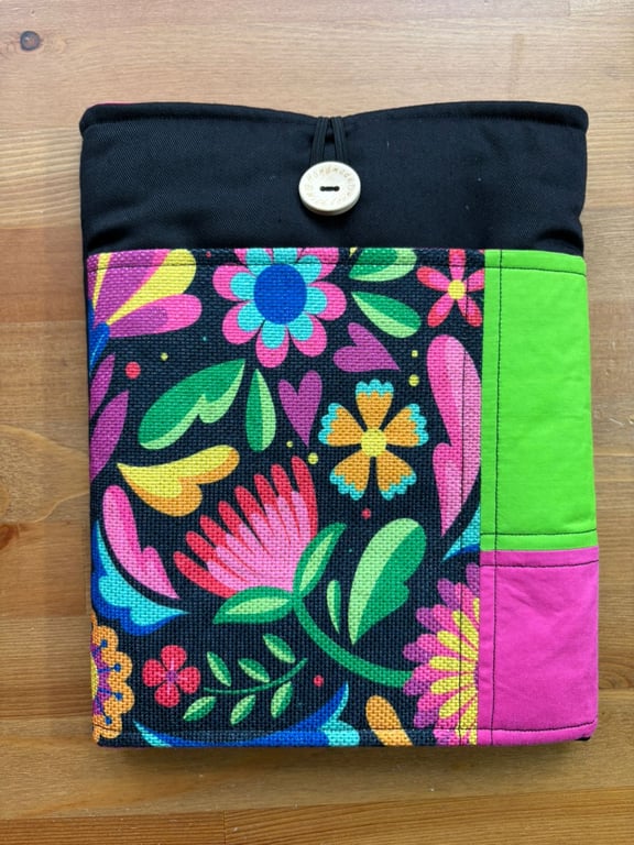 Patchwork floral iPad, book case
