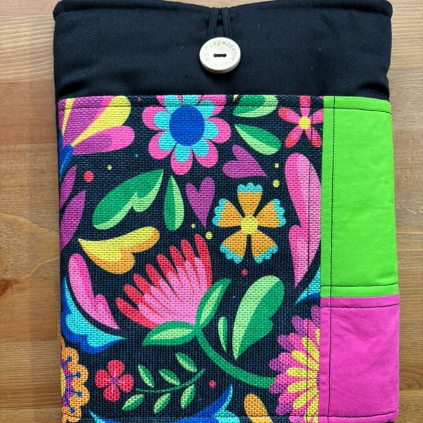 Patchwork floral iPad, book case