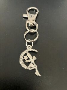 moon fairy keyring bag charm zip puller swivel clip on key chain lanyard