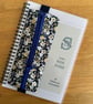 Handmade Book Buddy Pen Case. Zip Up Pencil Case with Elastic Loop - Image 2