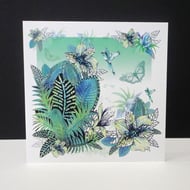 Tropical Forest Scene Card