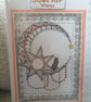 Hand drawn moon and dog card - Image 1