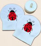 Ladybird Tealight Covers - Embroidered Felt Garden Decor - Image 3