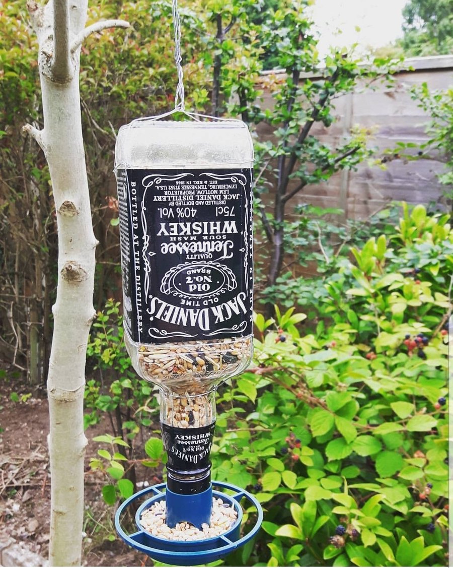 Jack Daniel's bird feeder