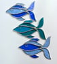 Stained Glass Funky Fish Suncatcher - Handmade Window Decoration - Image 1
