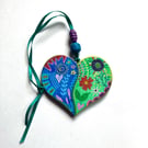 Hand painted heart gift