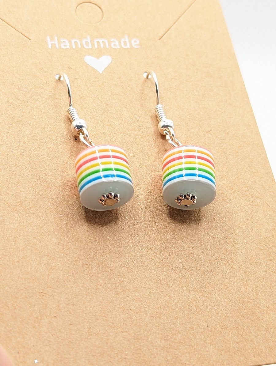 Cute drop earrings multicoloured