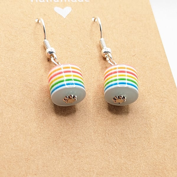 Cute drop earrings multicoloured