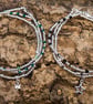 Bracelets Sterling silver with red swarovski and star charm  - Image 6