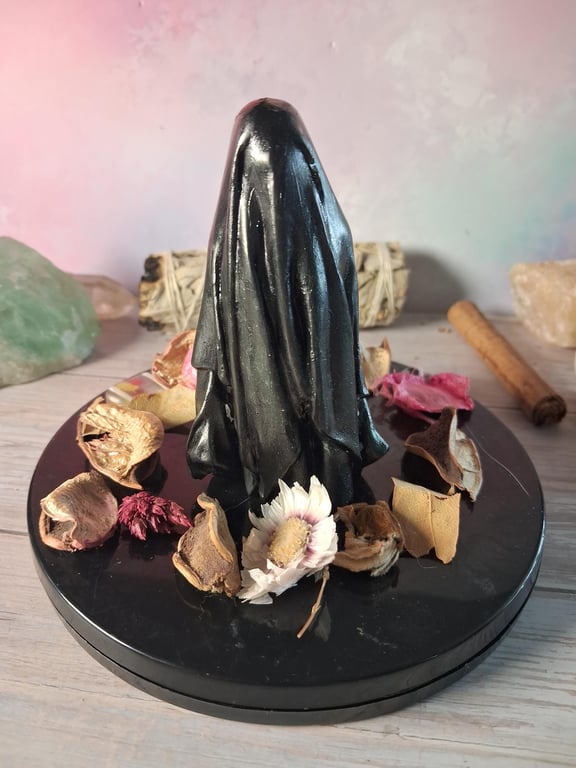 Hand painted Shrouded Figure
