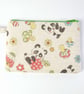 Sweet Panda, Apple and Mushroom Japanese Linen Purse