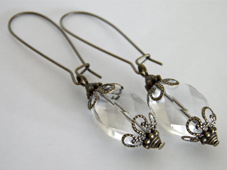 Crystal Clear Earrings S A L E 