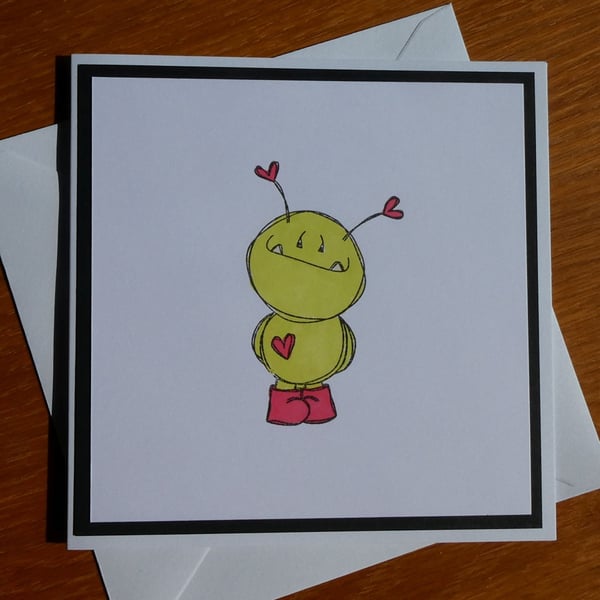 Alien Card - Blank