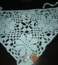 Crochet Flower Bandana - Mint Green - Image 2