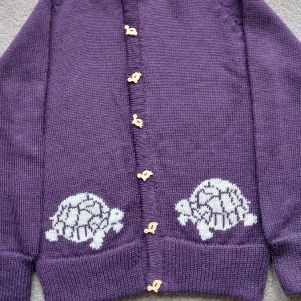 Tortoise Cardigan for adults, made to measure any colour