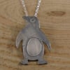Sterling Silver Penguin Necklace