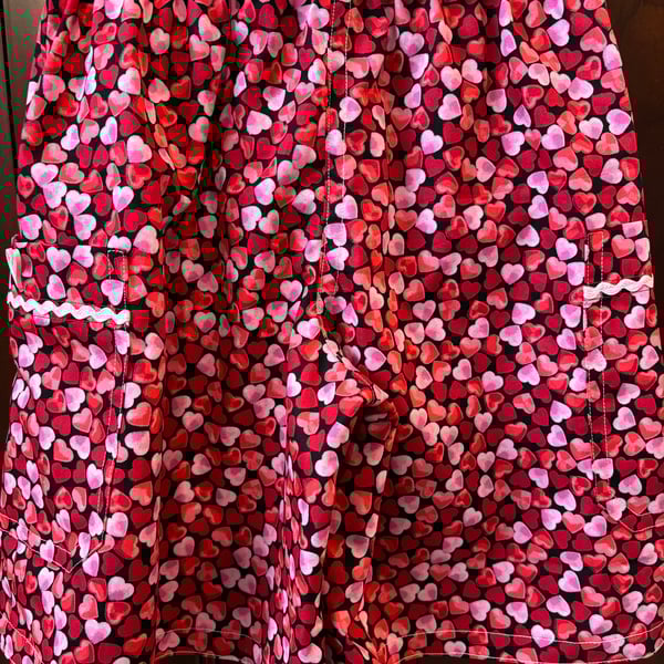 Hearts Cargo Style Shorts