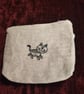 Cosmetic, Toiletries Bag with embroidered Cat