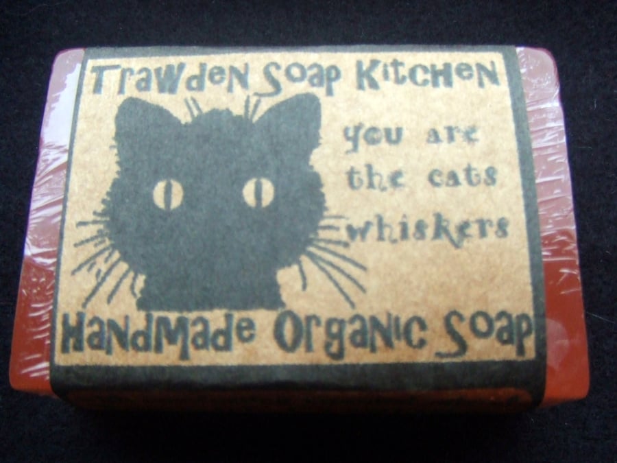 Valentines Gift, Cats Whiskers, Organic Oils Vegan Soap , Anniversary 