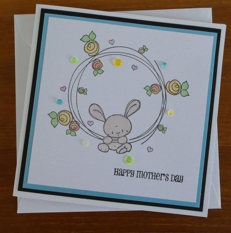 Bunny Mother's Day Card
