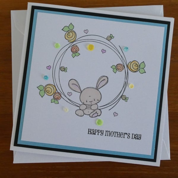 Bunny Mother's Day Card