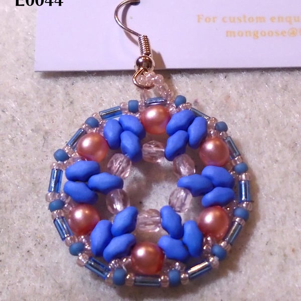 1920s-style bead earrings (customisable)