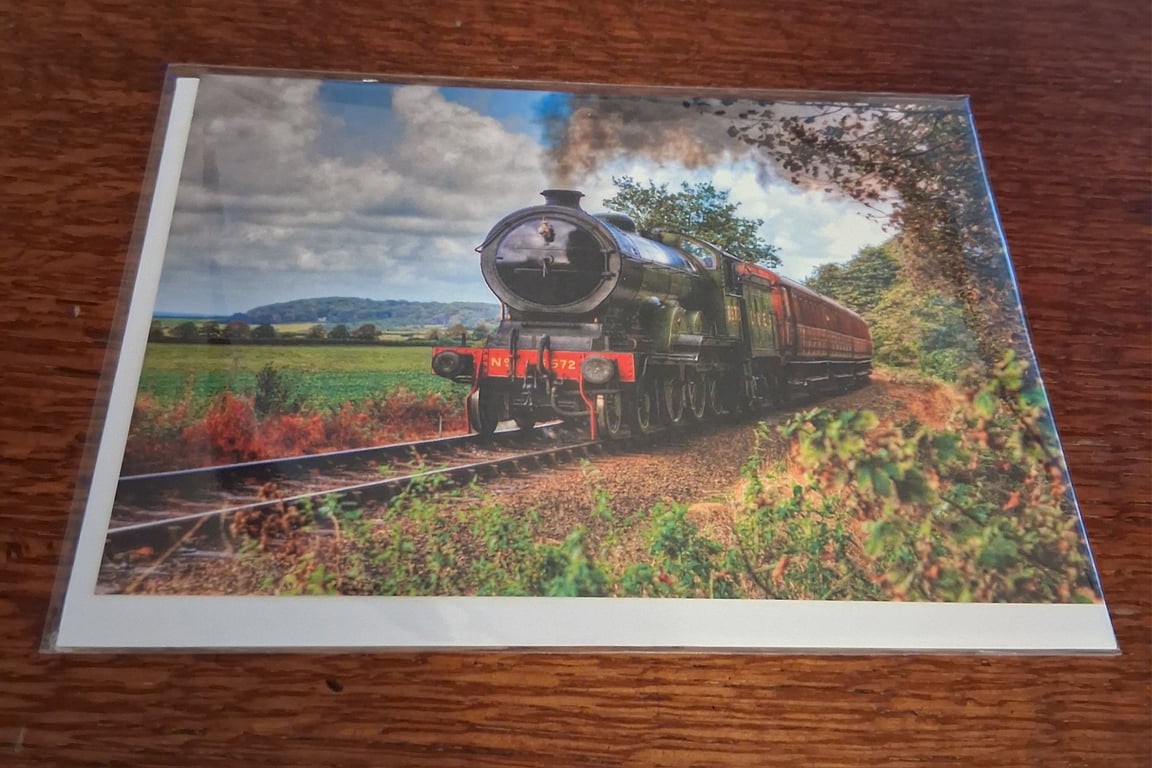 PACK OF 8 TRANSPORT BLANK GREETINGS CARDS
