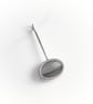 Modern sterling silver necklace with grey agate - Image 3