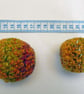Wool Cat Balls in yellow - Image 6