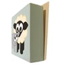 Sheep and Lamb Small Nursery Art - original acrylic painting of farmyard animals - Image 3