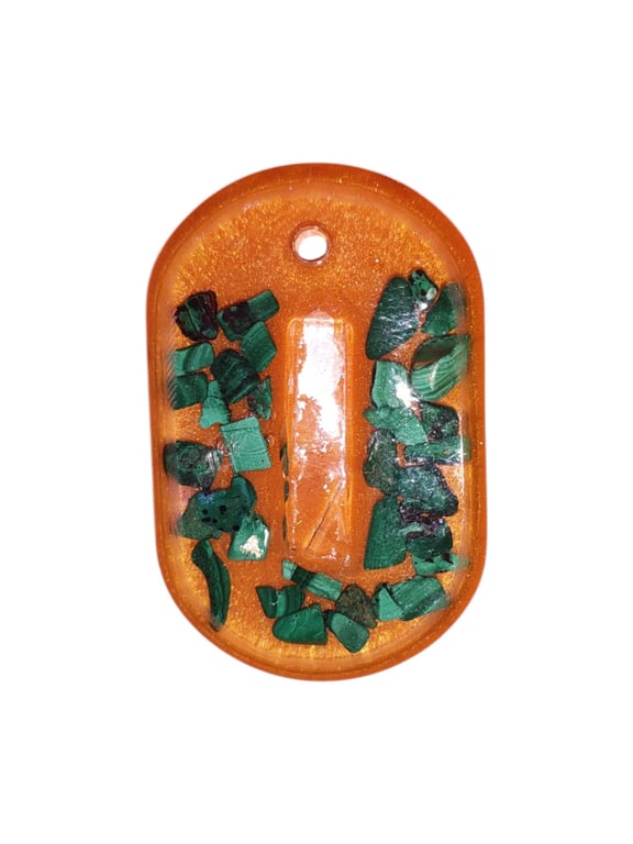 Pocket Puk 144Mhz: EMF Protection with Malachite keyring