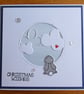 Christmas Card - Rabbit With Clouds - Icy Blue - Christmas Wishes - Image 5
