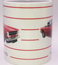Triumph TR6 1973 - 11oz Ceramic Mug - Plain or Stripe Design - Image 7
