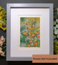 Monarch Butterflies in flight, original drawing, insect artwork, small wall art - Image 2